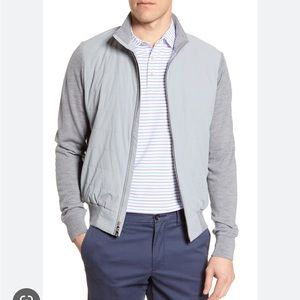 NWOT PETER MILLAR L STEALTH GRAY JACKET